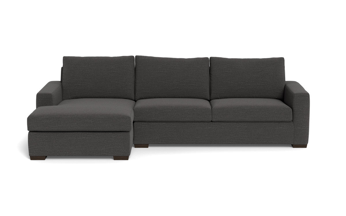 Mesa 123" Left Chaise Sectional - Curious Charcoal