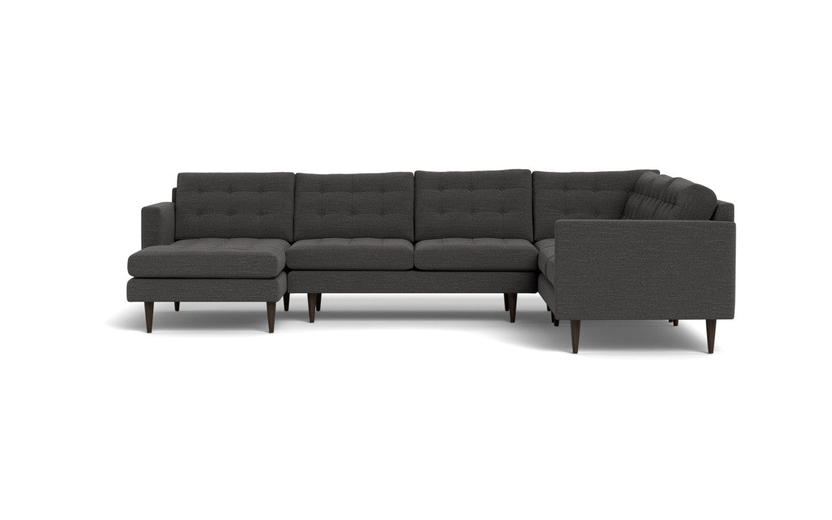 Wallace 131" Corner Sectionals w. Left Chaise - Curious Charcoal
