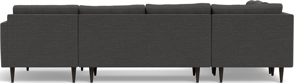 Wallace 130" Corner Sectionals w. Right Chaise - Curious Charcoal