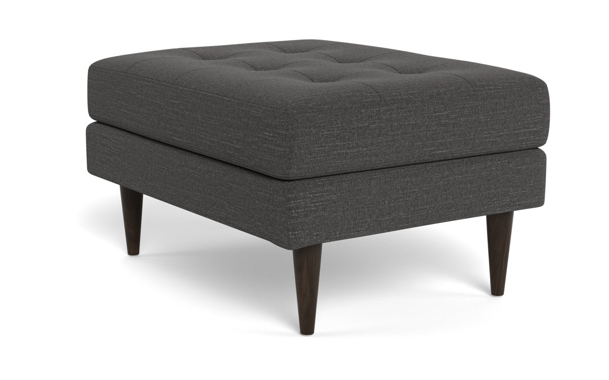 Wallace Ottoman - Curious Charcoal