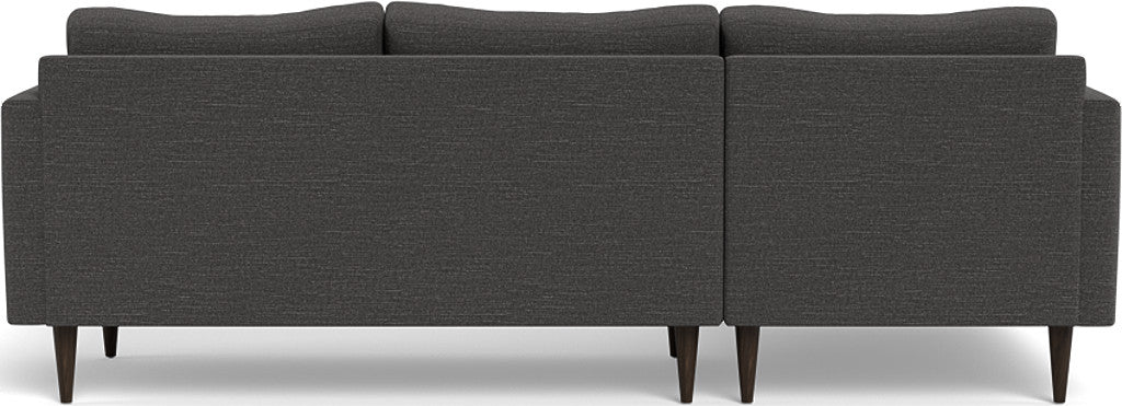 Wallace 98" Untufted Left Chaise Sectional - Curious Charcoal