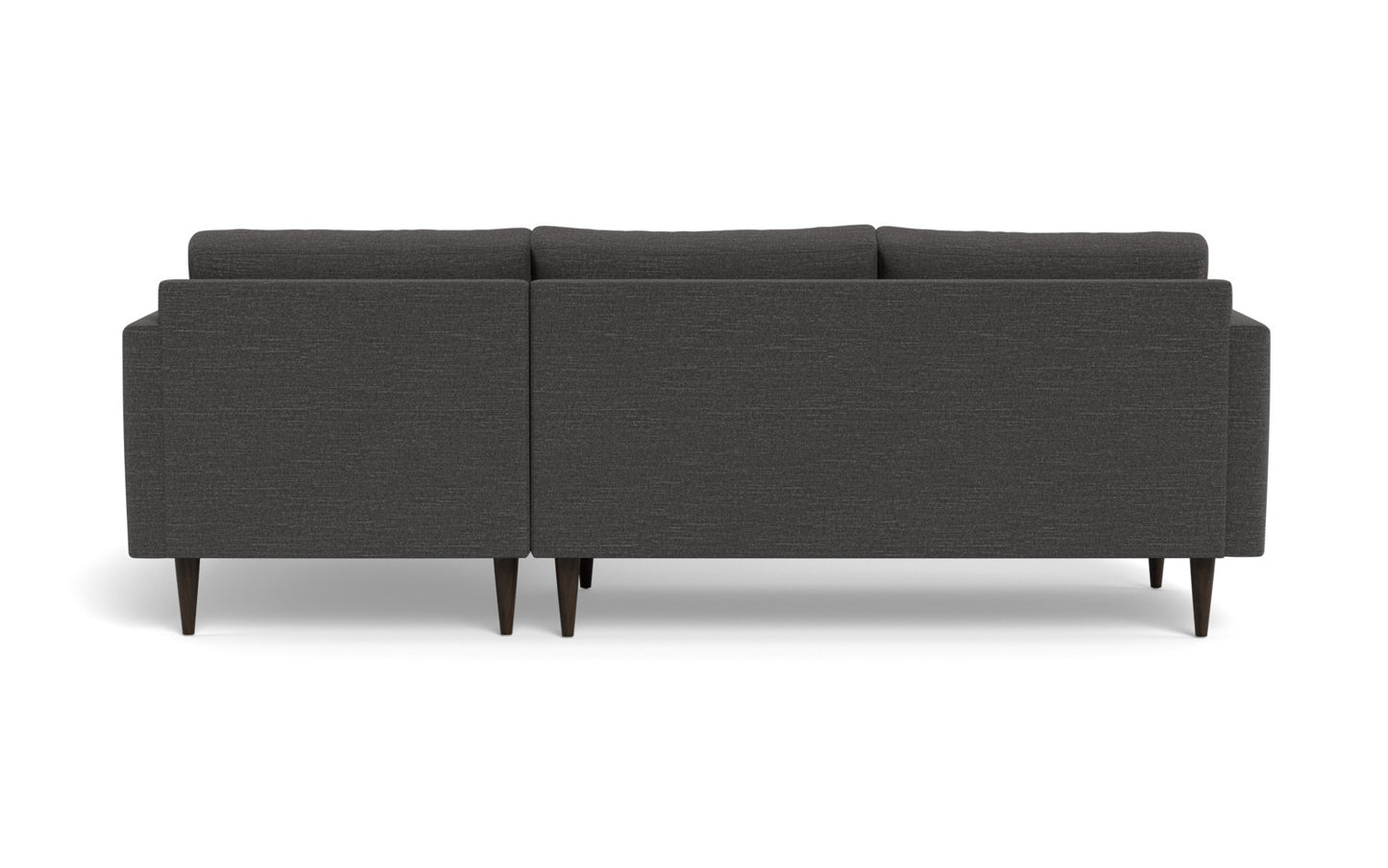 Wallace 98" Untufted Right Chaise Sectional - Curious Charcoal