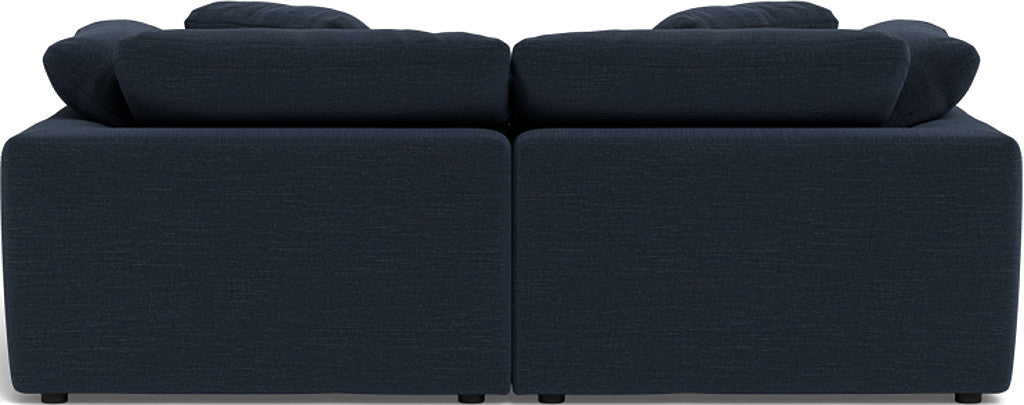 Fluffy 89" 2 Piece Sofa w/Otto - Curious Eclipse