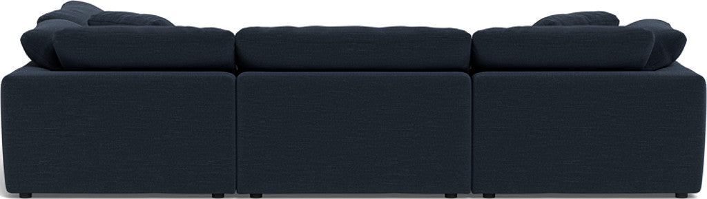 Fluffy 133.5" 4 Piece Sectional w/Otto - Curious Eclipse