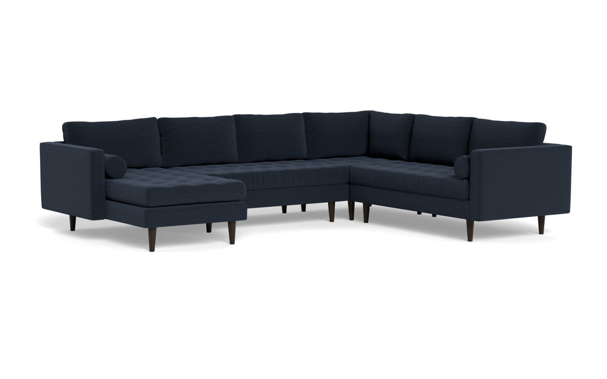 Ladybird 133" Corner Sectional with Left Chaise - Curious Eclipse