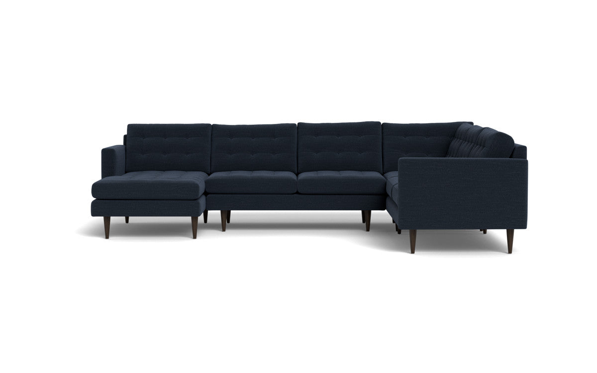 Wallace 131" Corner Sectionals w. Left Chaise - Curious Eclipse