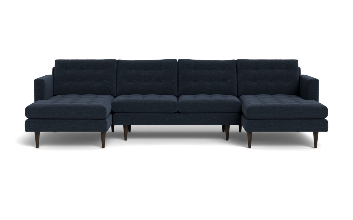Wallace 126" Double Chaise U Sectional - Curious Eclipse