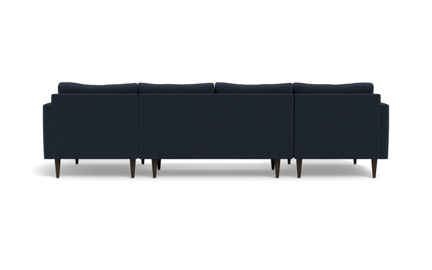 Wallace 126" Untufted Double Chaise U Sectional - Curious Eclipse