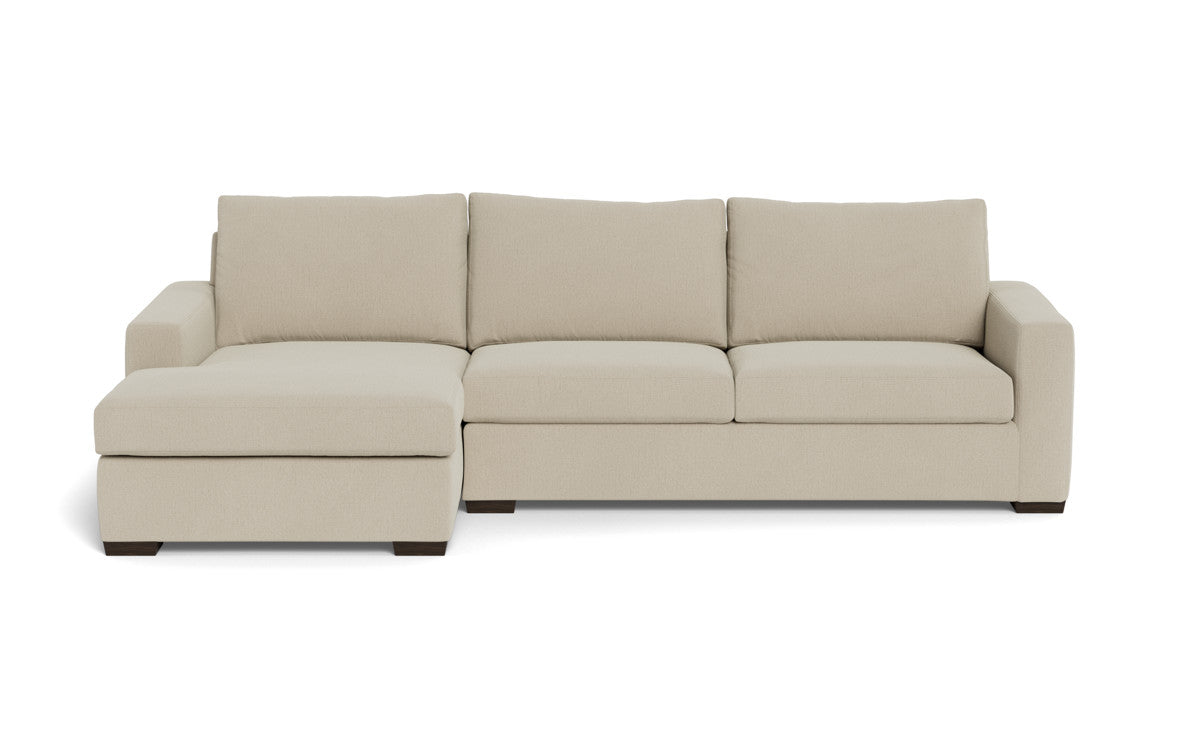 Mesa 123" Left Chaise Sectional - Curious Pearl