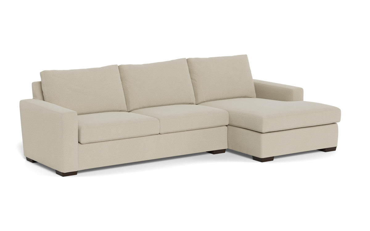 Mesa 123" Right Chaise Sectional - Curious Pearl