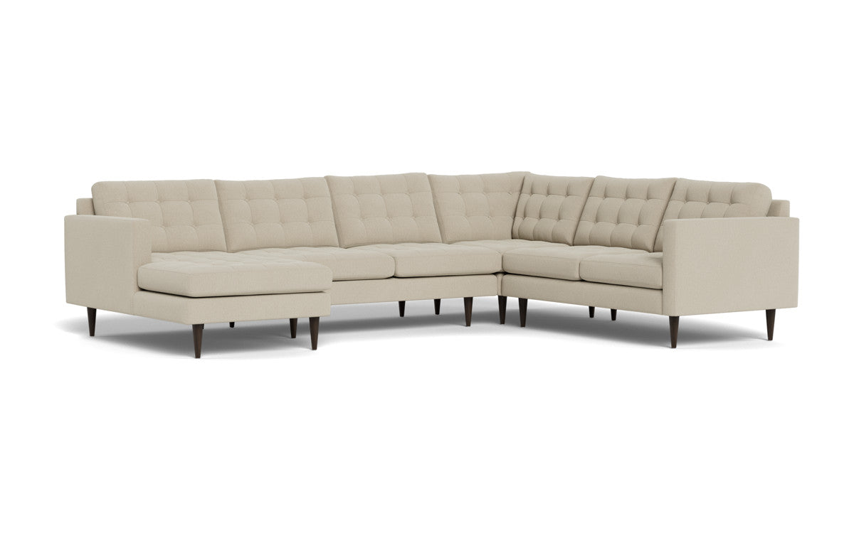 Wallace 131" Corner Sectionals w. Left Chaise - Curious Pearl