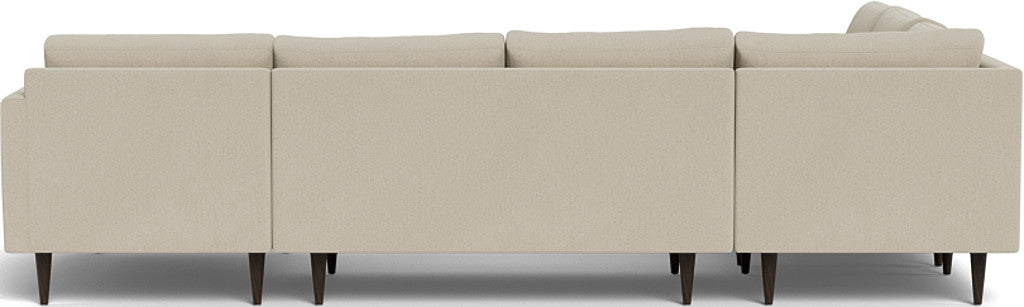 Wallace 130" Untufted Corner Sectionals w. Right Chaise - Curious Eclipse