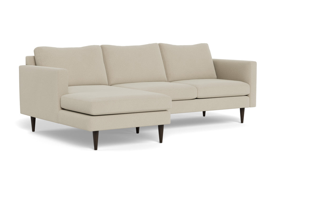 Wallace 98" Untufted Left Chaise Sectional - Curious Pearl