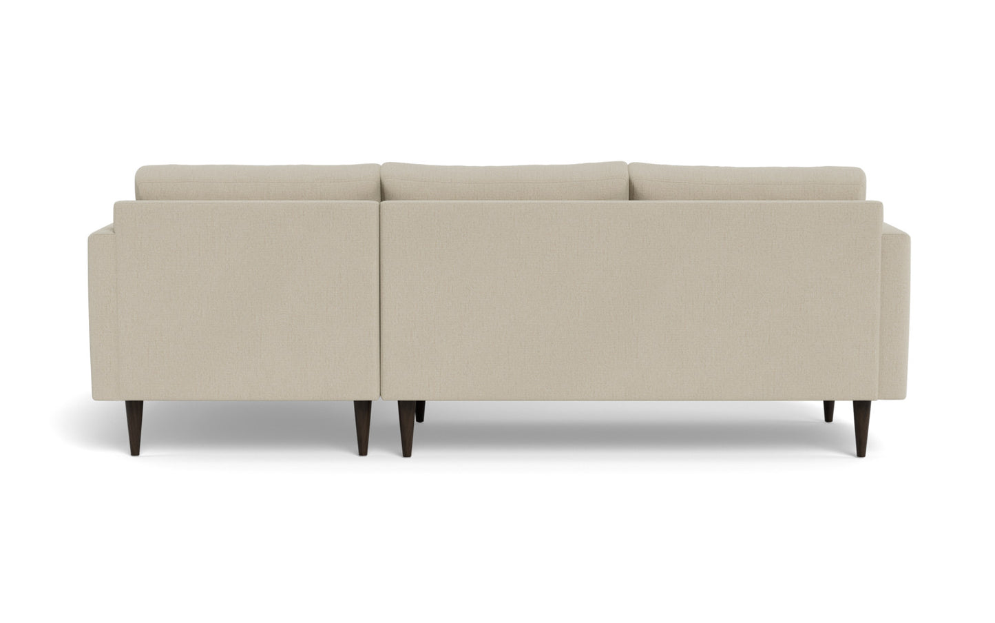 Wallace 98" Untufted Right Chaise Sectional - Curious Pearl