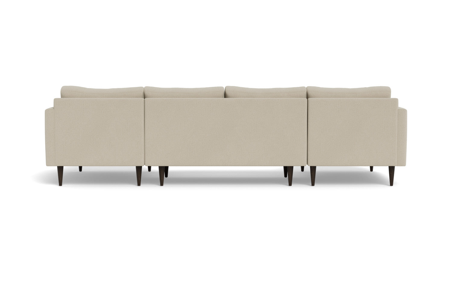 Wallace 126" Untufted Double Chaise U Sectional - Curious Eclipse