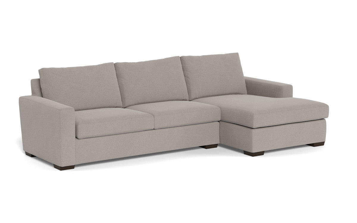 Mesa 123" Right Chaise Sectional - Curious Silverpine