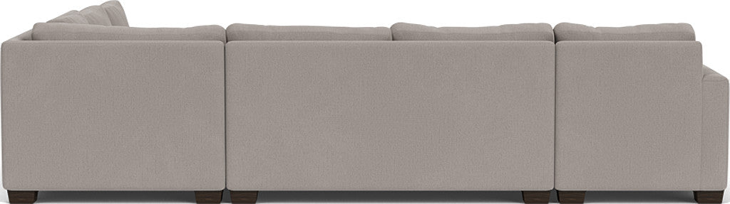 Track 141" Corner Sectionals W. Full Sleeper & Left Chaise - Curious Silverpine
