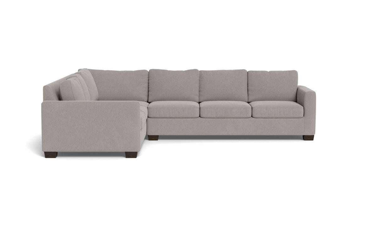 Track 121" Left Corner Sectional - Curious Silverpine