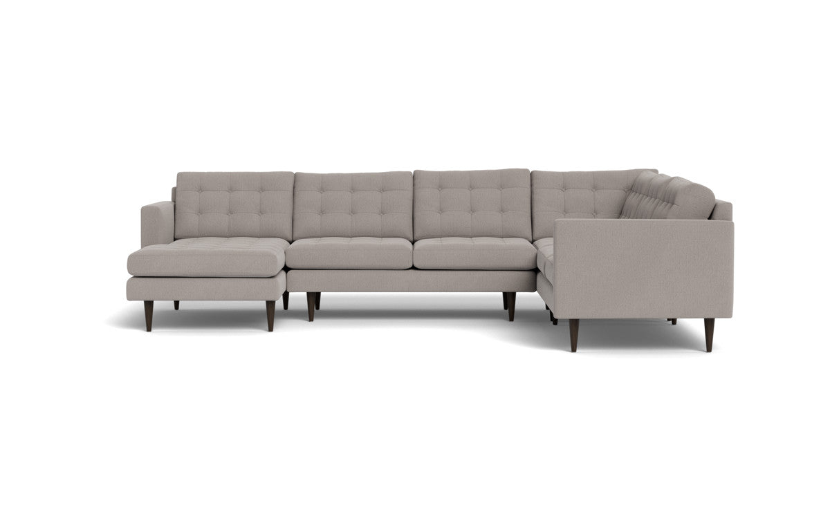Wallace 131" Corner Sectionals w. Left Chaise - Curious Silverpine