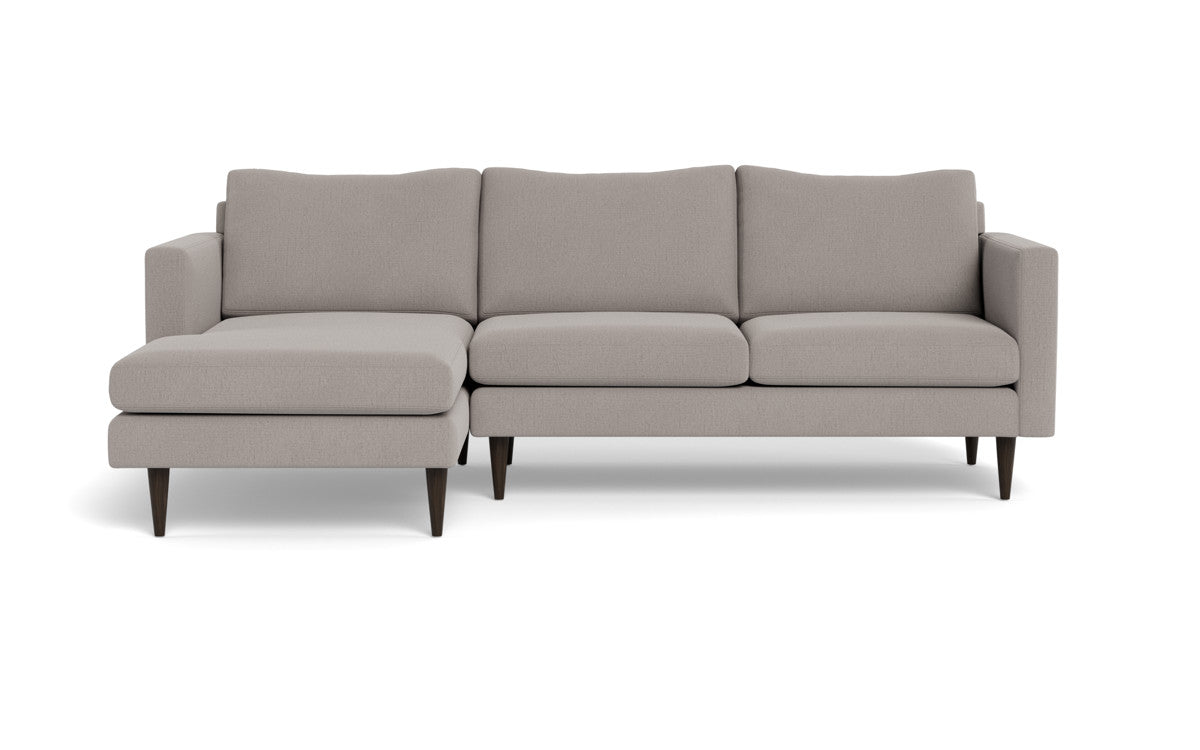Wallace 98" Untufted Left Chaise Sectional - Curious Silverpine