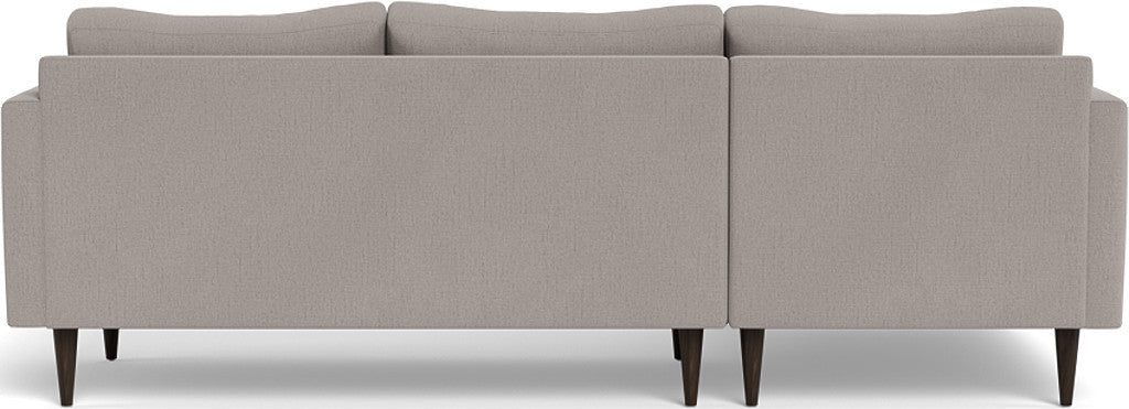 Wallace 98" Untufted Left Chaise Sectional - Curious Silverpine