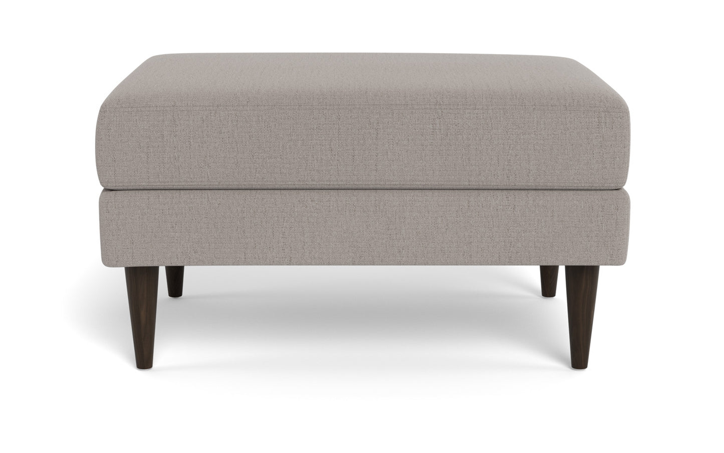 Wallace Untufted Ottoman - Curious Silverpine