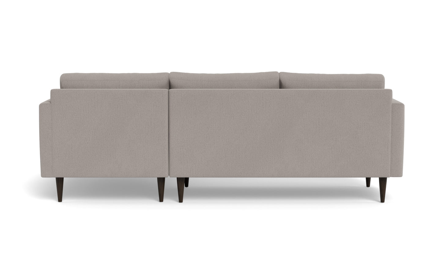 Wallace 98" Untufted Right Chaise Sectional - Curious Silverpine
