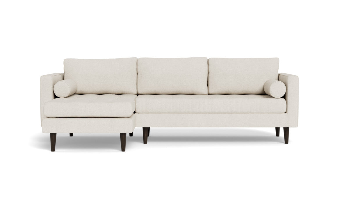 Ladybird 102" Left Chaise Sectional - Curious Snow