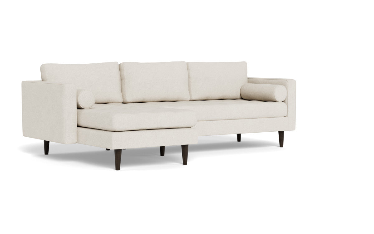 Ladybird 102" Left Chaise Sectional - Curious Snow