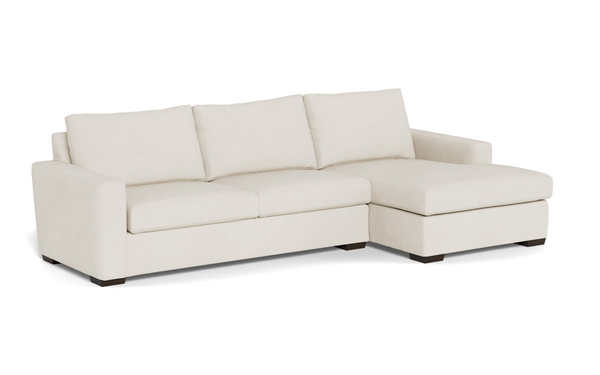 Mesa 123" Right Chaise Sectional - Curious Snow