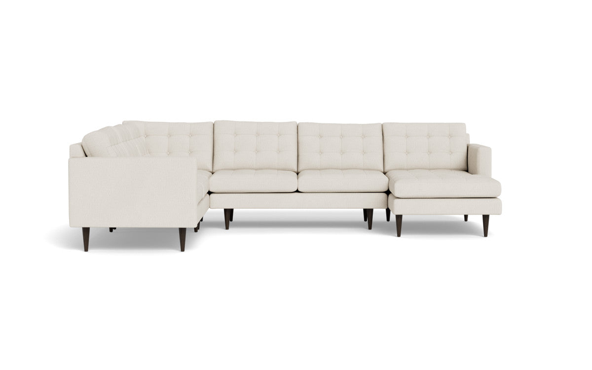 Wallace 130" Corner Sectionals w. Right Chaise - Curious Snow