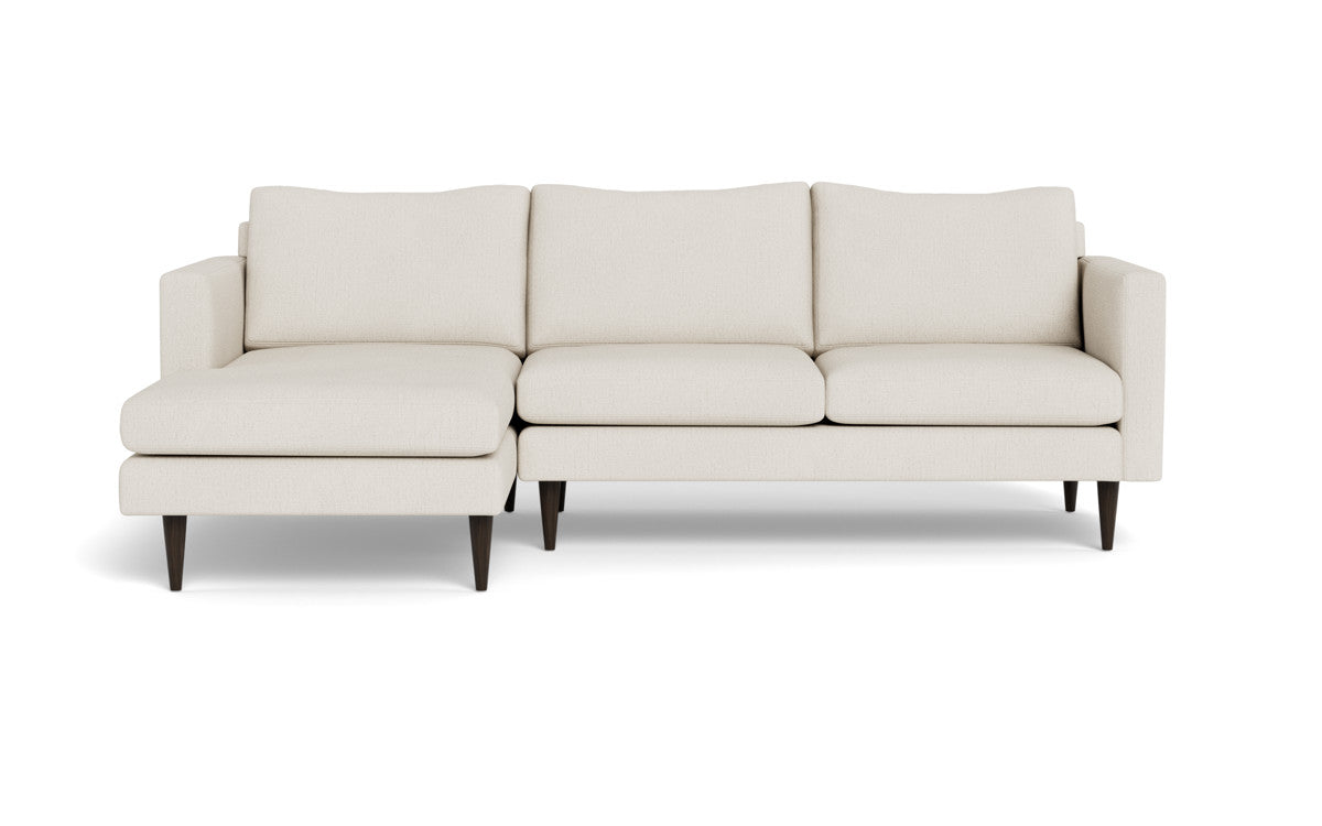 Wallace 98" Untufted Left Chaise Sectional - Curious Silverpine