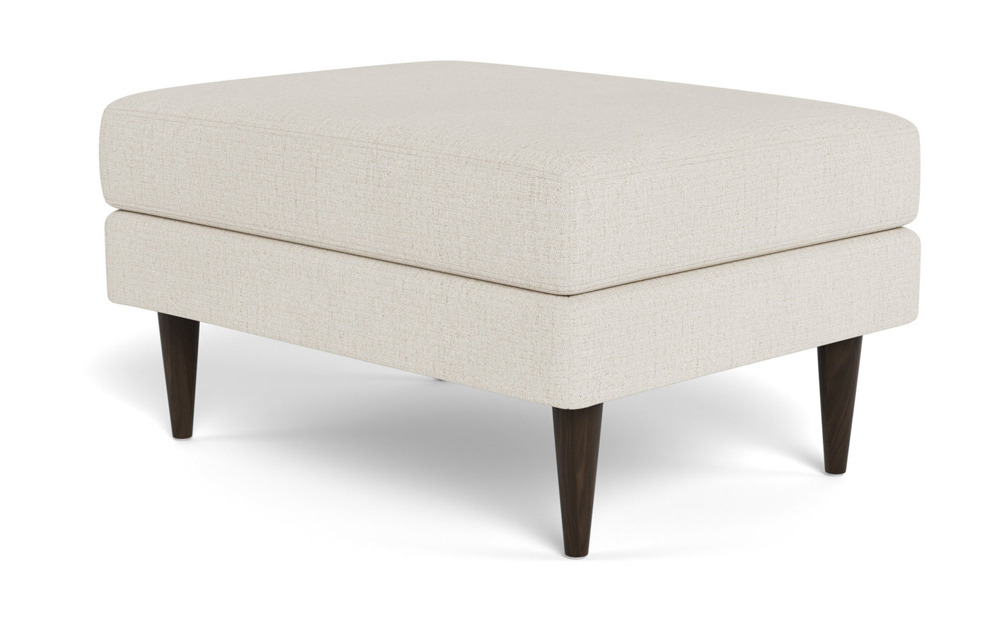 Wallace Untufted Ottoman - Curious Snow