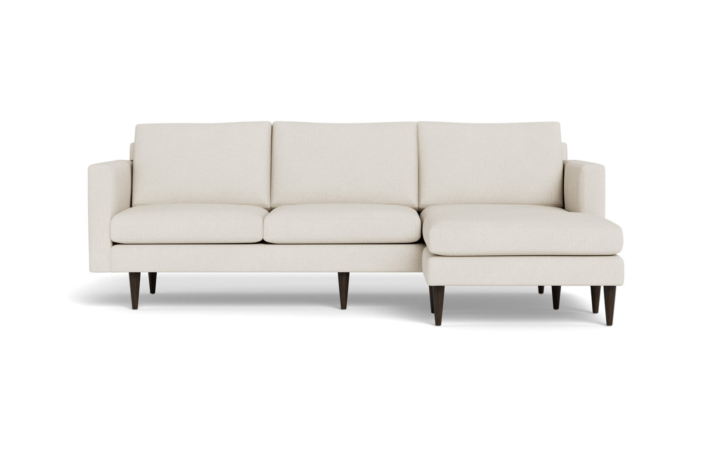 Wallace 98" Untufted Reversible Chaise Sofa - Curious Silverpine