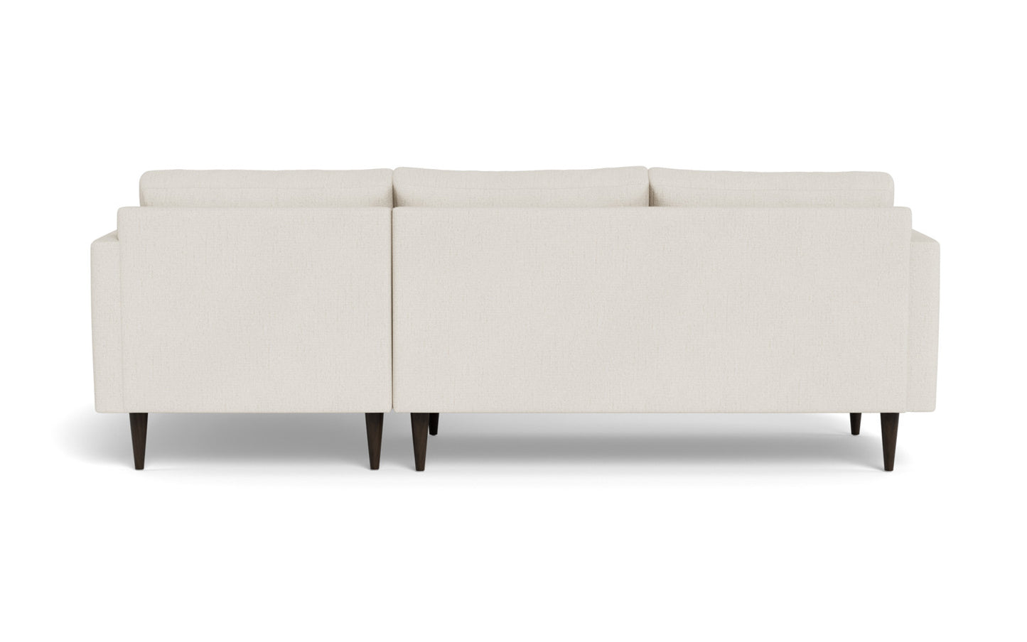 Wallace 98" Untufted Right Chaise Sectional - Curious Silverpine