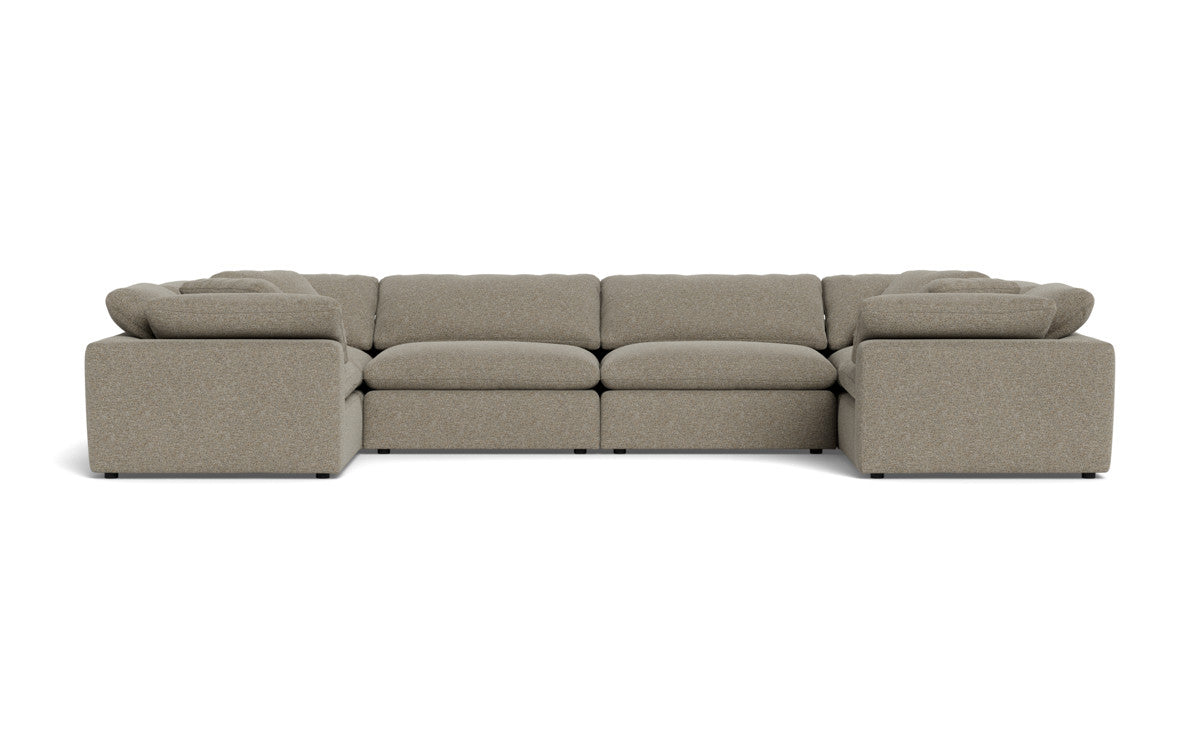 Fluffy 178" 4 Corner U Sectional - Cordova Mineral