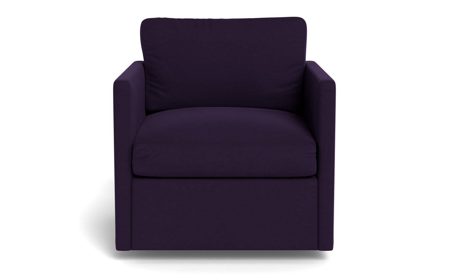Crestview Swivel Arm Chair - Superb Amethyst