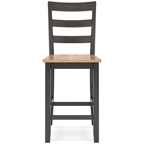 Georgina Counter Stools (set of 2) - Natural Brown