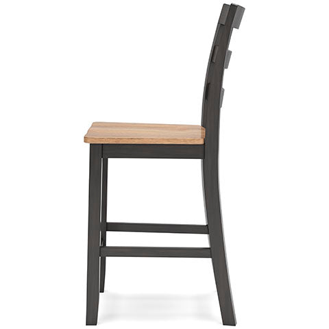 Georgina Counter Stools (set of 2) - Natural Brown