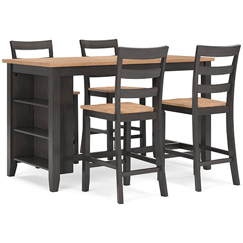 Georgina Counter Stools (set of 2) - Natural Brown