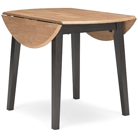 Georgina Round Table - Natural Brown
