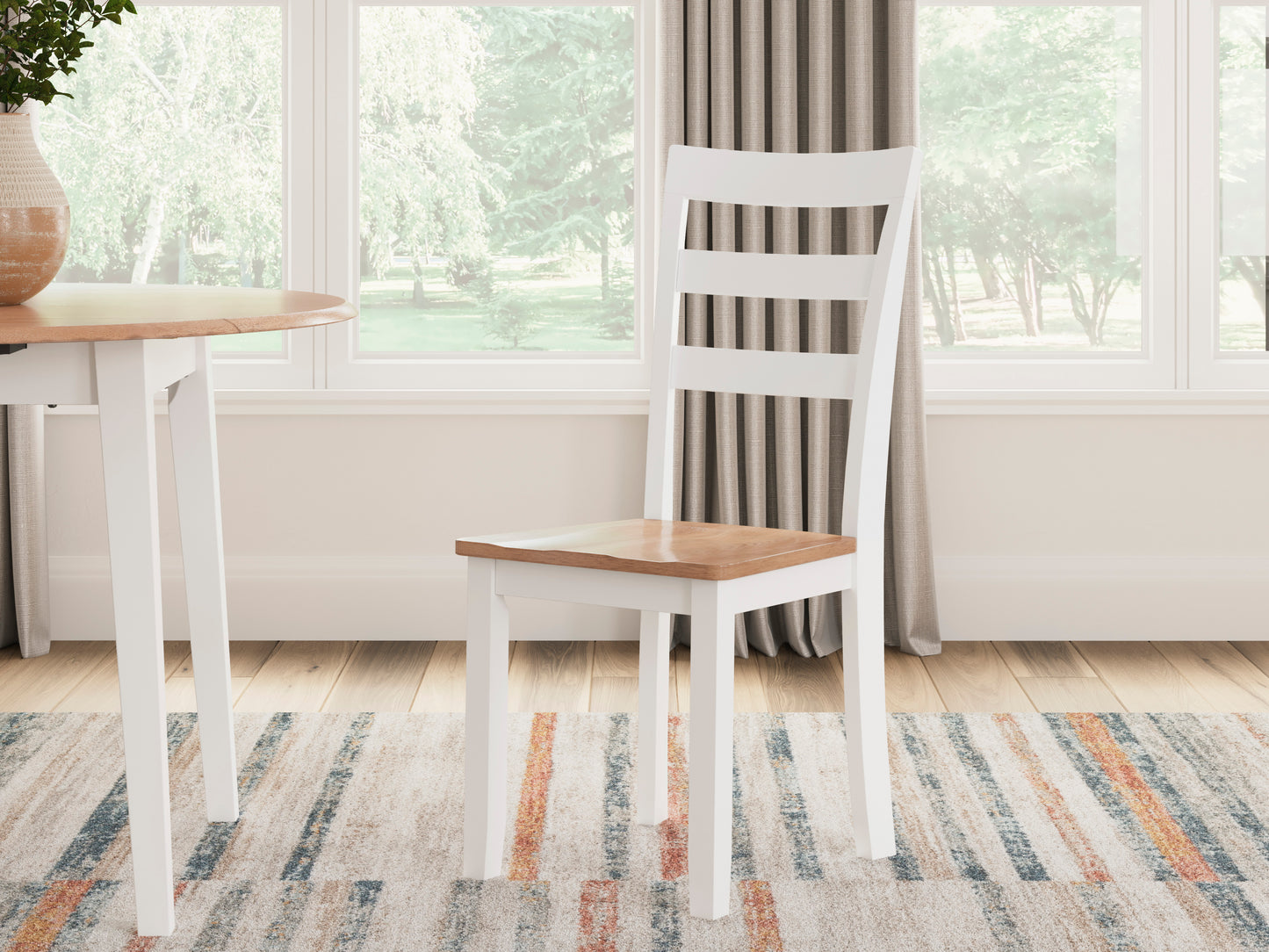 Georgina Side Chairs (set of 2) - Natural White