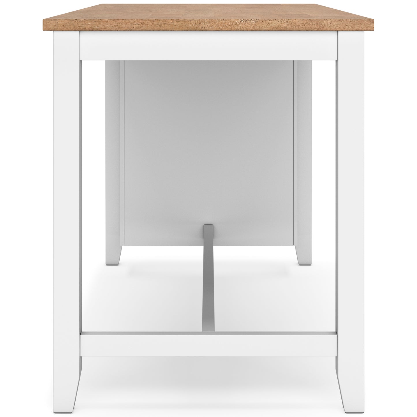 Georgina Counter Table - Natural White