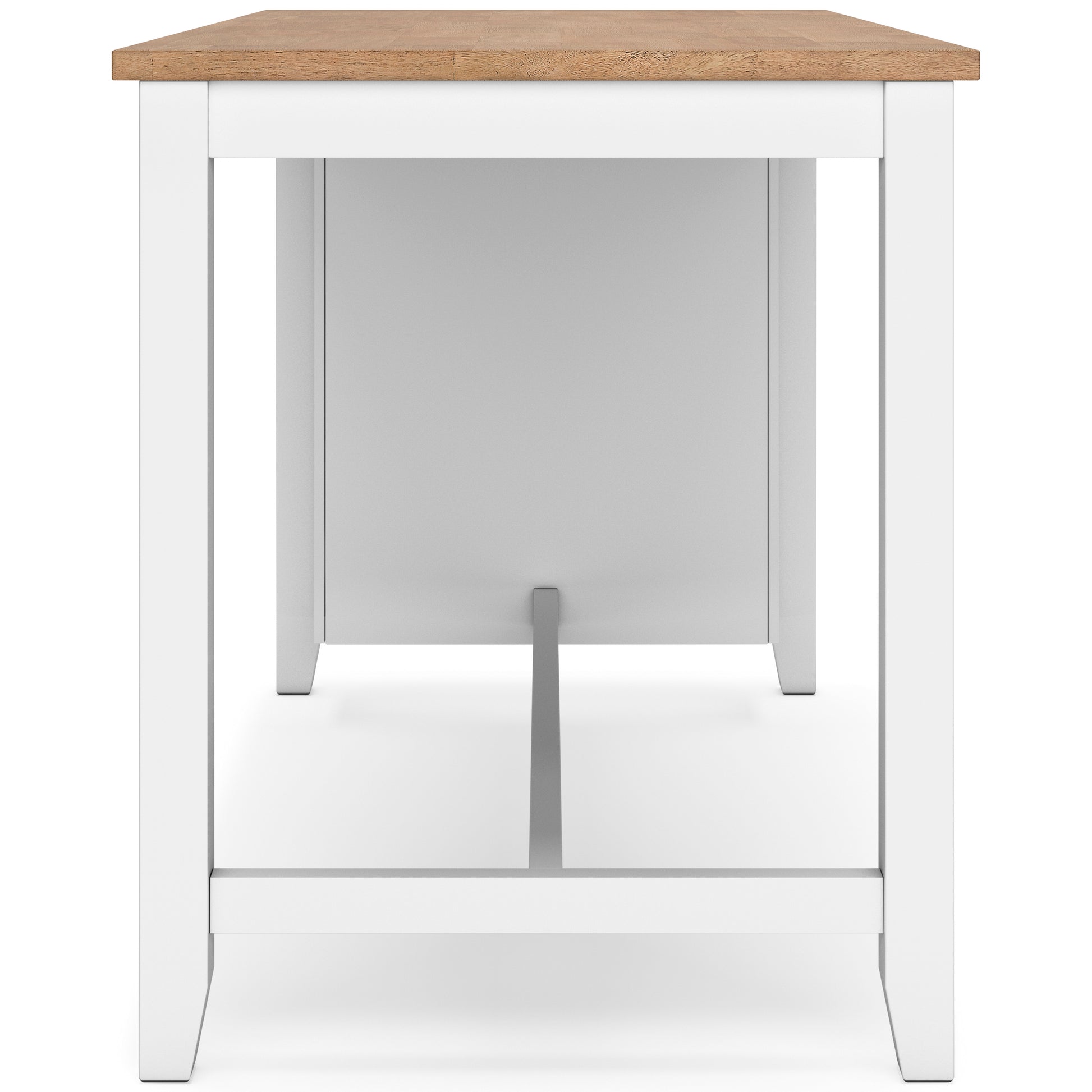 Georgina Counter Table - Natural White