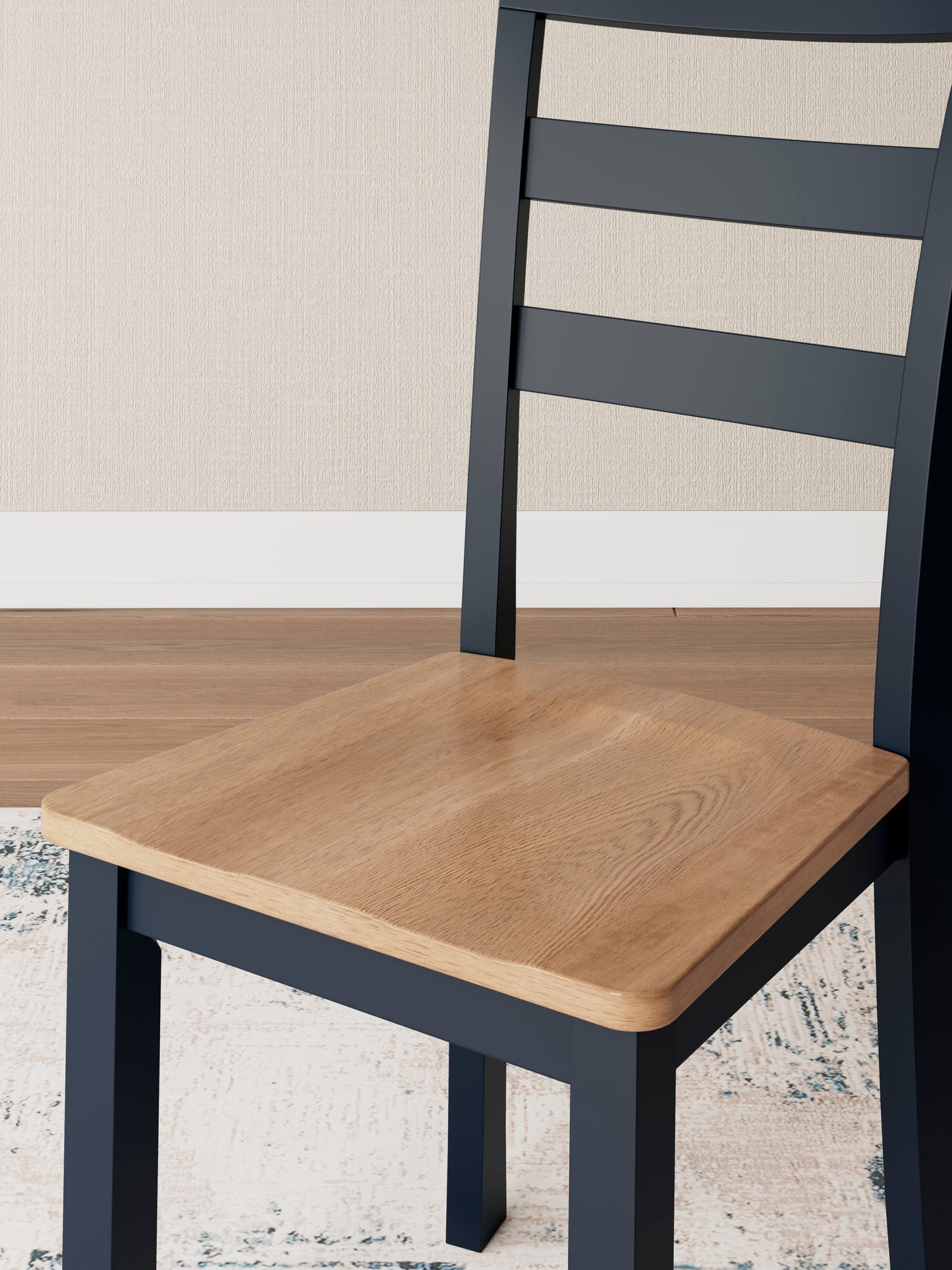 Georgina Side Chairs (set of 2) - Natural Blue