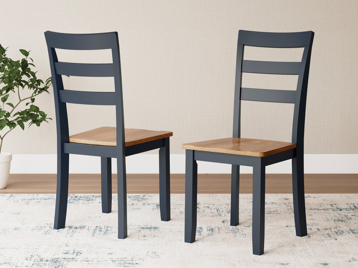 Georgina Side Chairs (set of 2) - Natural White