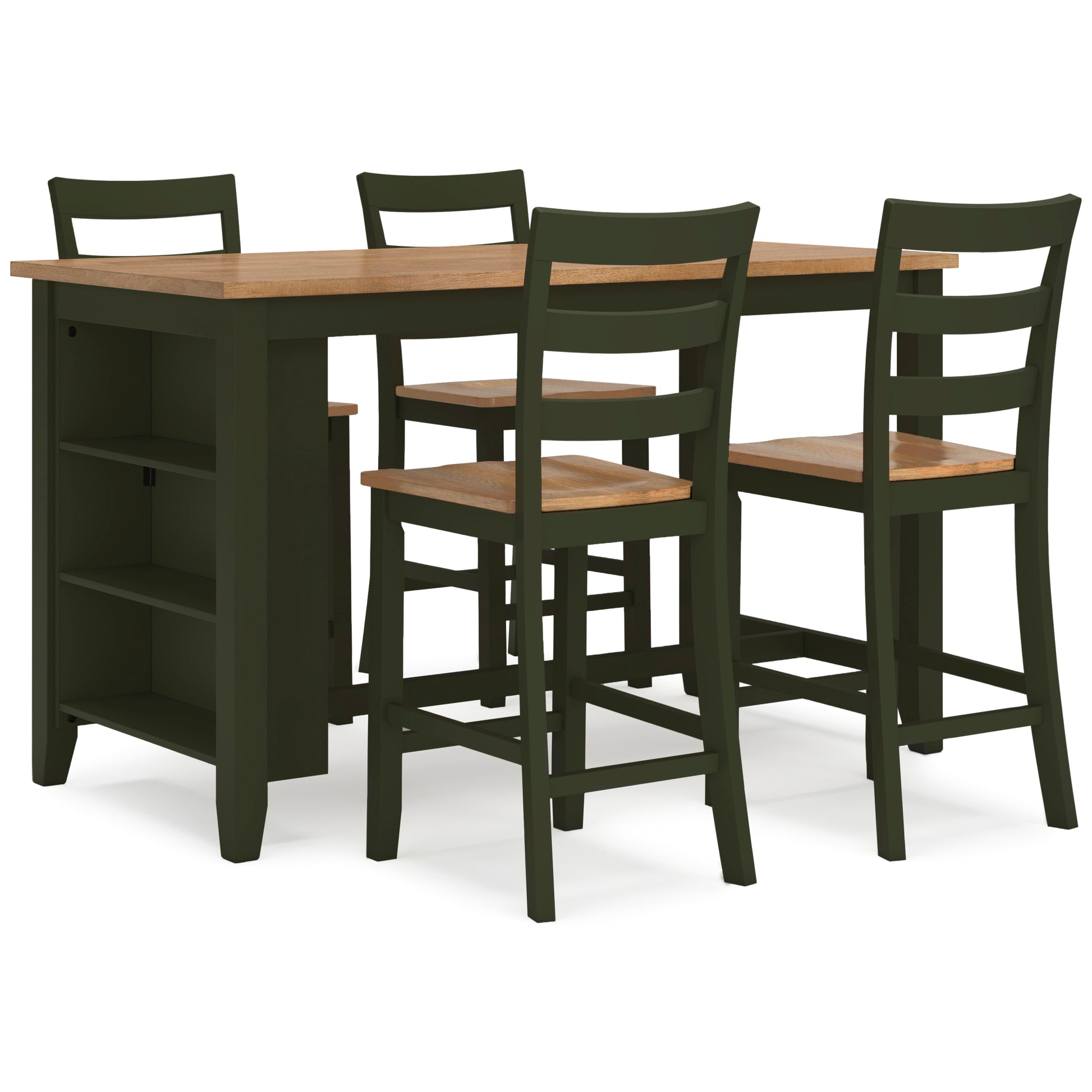 Georgina Counter Table - Natural Blue