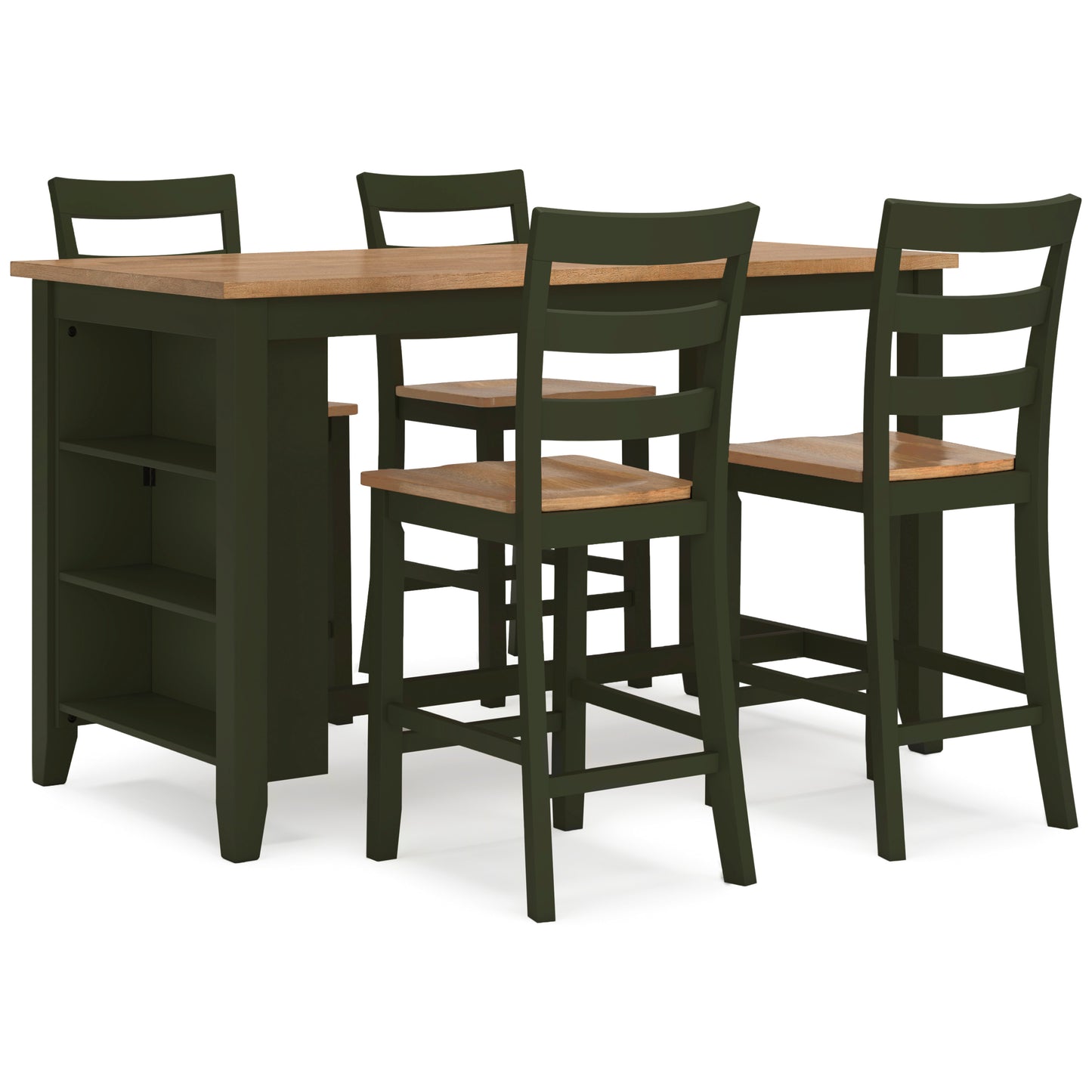 Georgina Counter Stools (set of 2) - Natural Blue