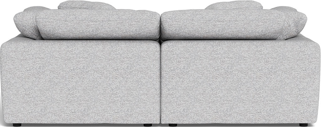 Fluffy 89" 2 Piece Sofa w/Otto - Delray Smoke