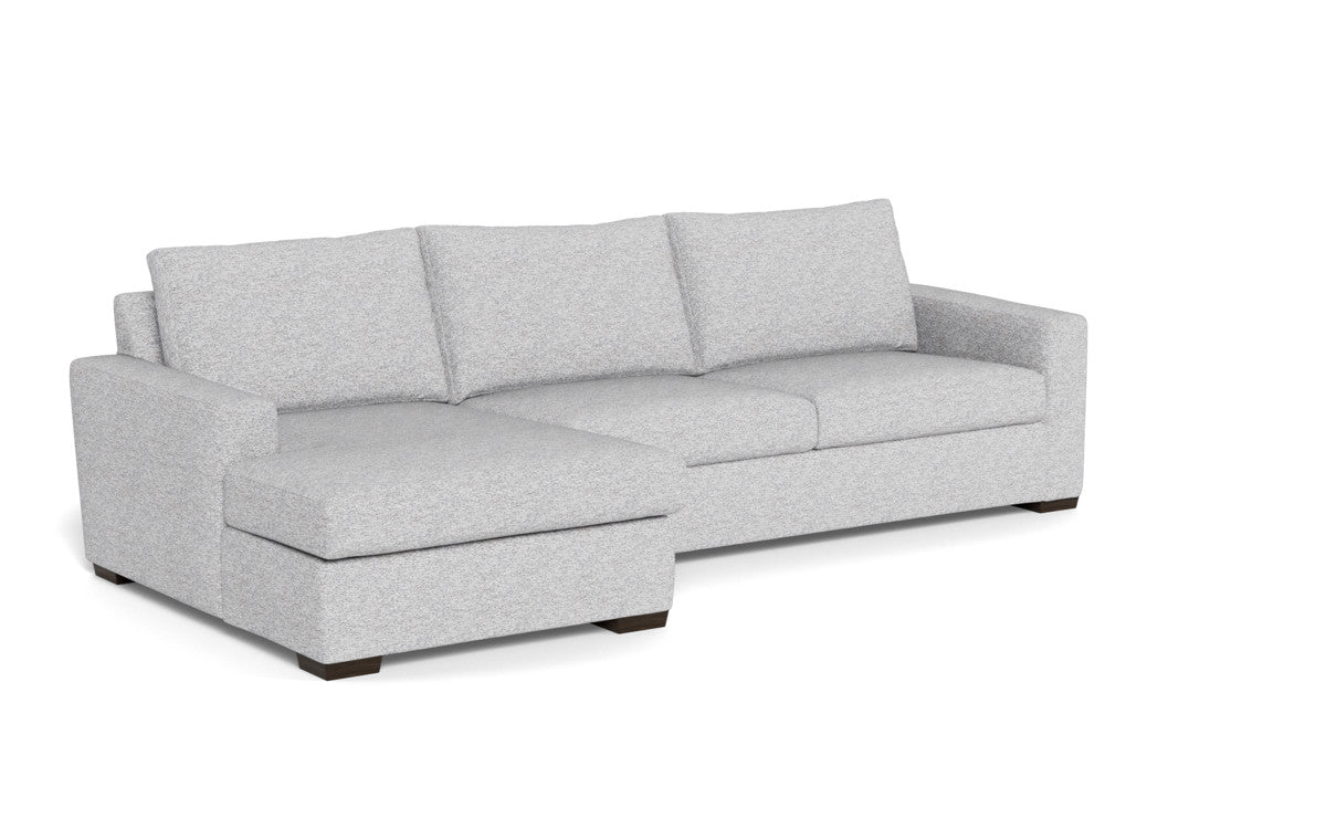 Mesa 123" Left Chaise Sectional - Delray Smoke